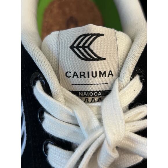 CARIUMA Sneakers Mens Black‎ Naioca Organic Low Top Skater Suede Casual Sz. 8 main image 11